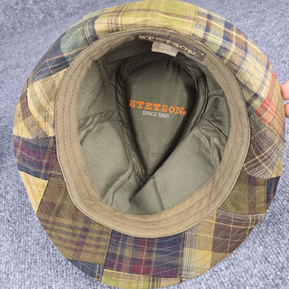 Vintage Stetson Patchwork Walking Hat / Fedora-Cr… - image 8